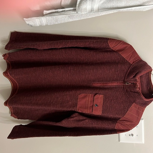 Large Carbon 2 Cobalt Half Zip Pullover - Picture 1 of 5